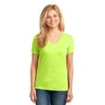thumbnail image 1 of Port & Company Ladies Core Cotton V-Neck Tee, 1 of 5