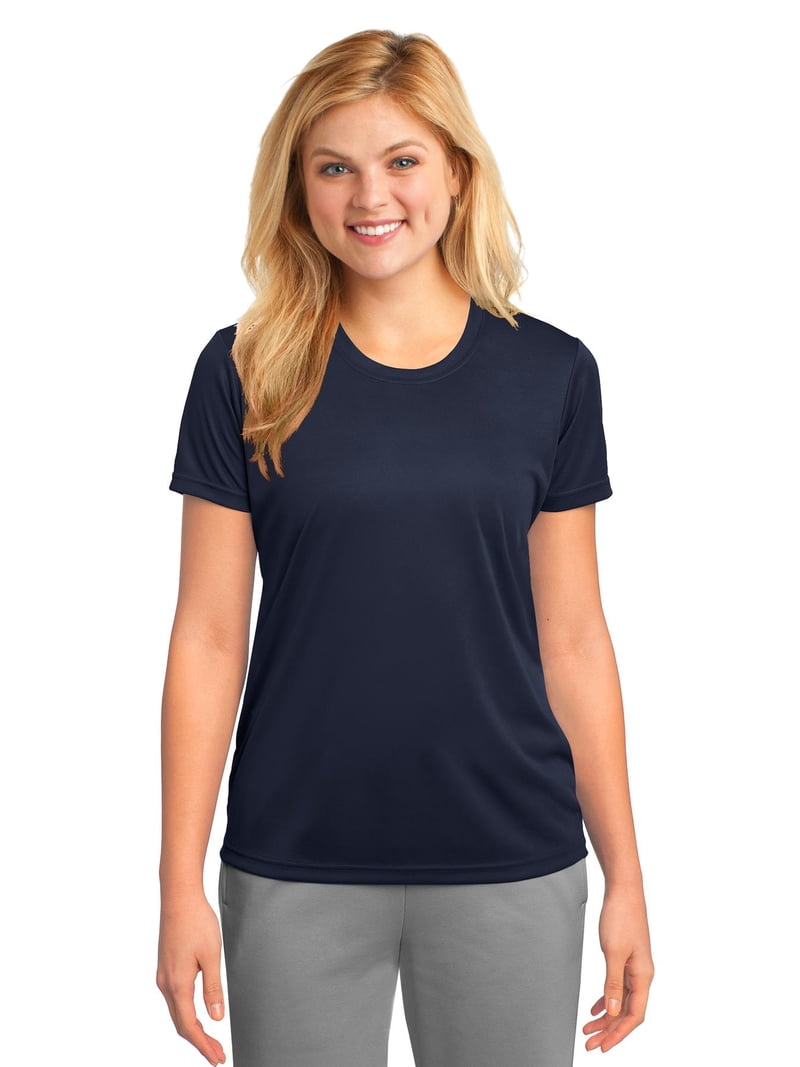 Port & Company Ladies Essential Performance T-Shirt, Deep Navy