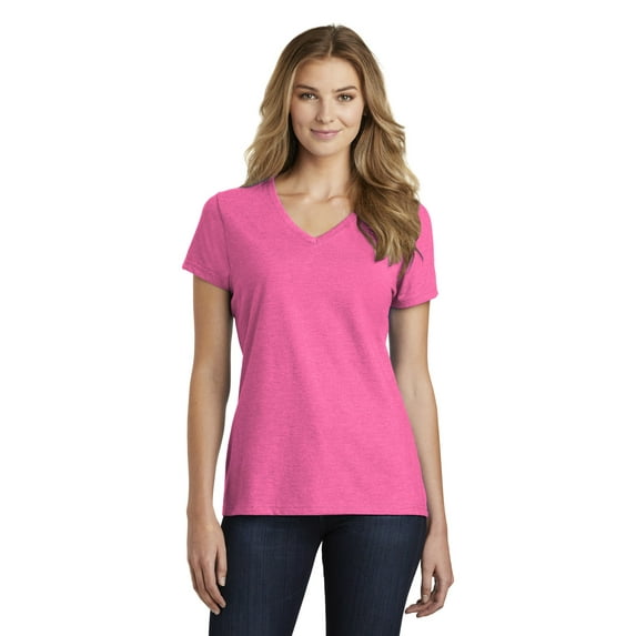 Port & Company Ladies Fan Favorite Blend V-Neck Tee