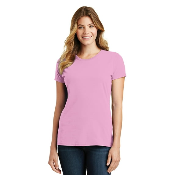 Port & Company Ladies Fan Favorite Tee Lpc450 - Candy Pink - XL