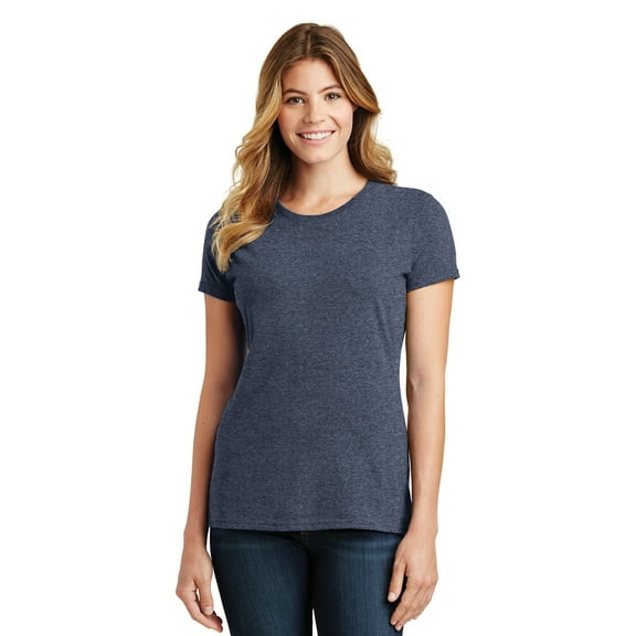 Port & Company Ladies Fan Favorite Tee Lpc450 - Heather Navy - 3XL