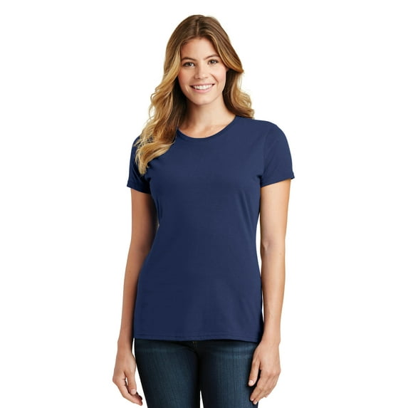 Port Company Ladies Fan Favorite Tee-M (Team Navy)