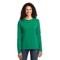 thumbnail image 1 of Port & Company Ladies Long Sleeve Core Cotton Tee, 1 of 1