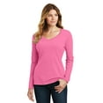 thumbnail image 1 of Port & Company Â® Ladies Long Sleeve Fan Favorite V-Neck Tee. LPC450VLS, 1 of 6