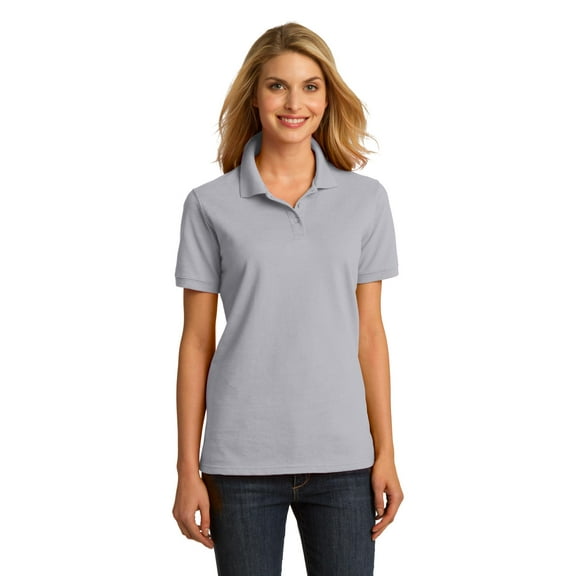 Port & Company® Ladies Ring Spun Pique Polo. LKP150