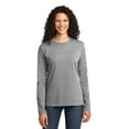 thumbnail image 1 of Port & Company Long Sleeve 54oz 100% Cotton TShirt (LPC54LS) Athletic Heather, XL, 1 of 6