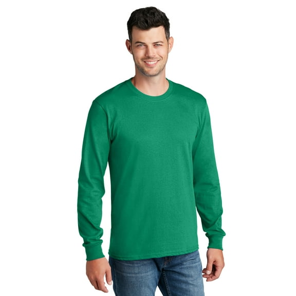 Port & Company ® - Long Sleeve Core Cotton Tee. PC54LS