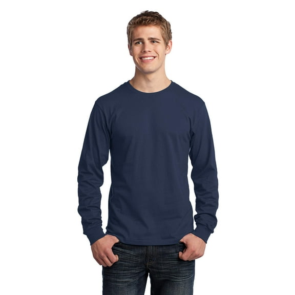 Port & Company ® - Long Sleeve Core Cotton Tee. PC54LS
