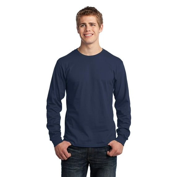 Port & Company ® - Long Sleeve Core Cotton Tee. PC54LS