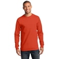 thumbnail image 1 of port & company men's pc61ls tee shirt long sleeve essential t-shirt, 1 of 3