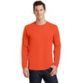 thumbnail image 1 of Port Company Long Sleeve Fan Favorite Tee-2XL (Orange), 1 of 6