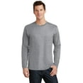 thumbnail image 1 of Port & Company Long Sleeve Fan Favorite Tee-M (Athletic Heather), 1 of 6