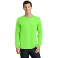 thumbnail image 1 of Port & Company Long Sleeve Fan Favorite Tee-M (Flash Green), 1 of 6