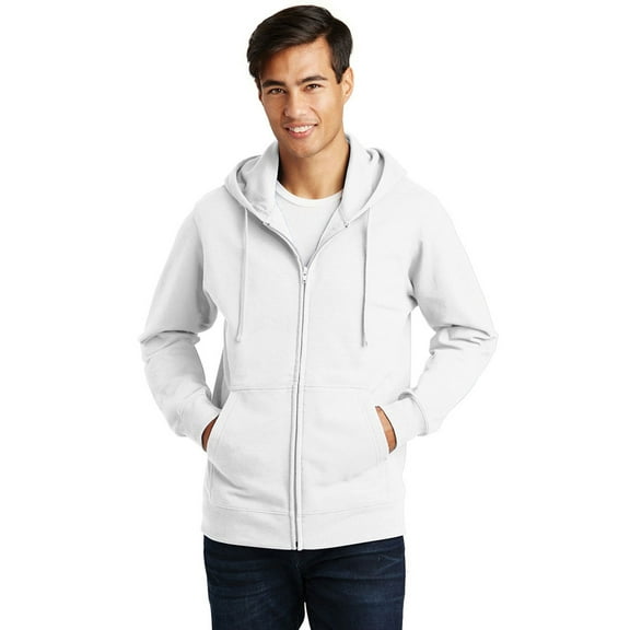 Port & Company Long Sleeve Polo (PC850ZH) White, XS