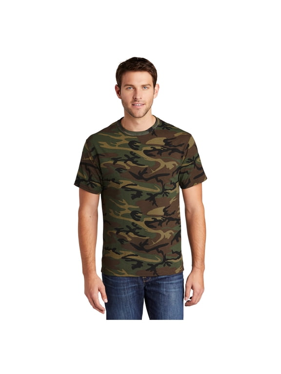 mpany Men's 5.4-oz 100% Cotton Camo Tee Shirt Military Camo 2X-Large