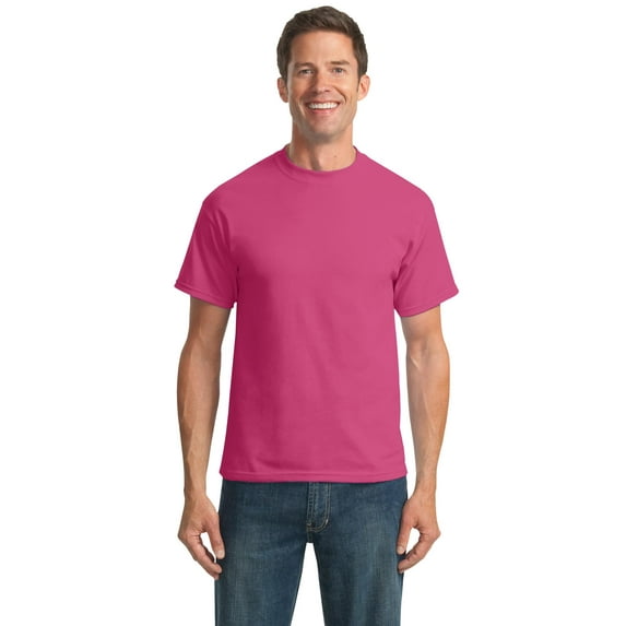 Port & Company Men's 50/50 Cotton/Poly T Shirt 3XL Sangria