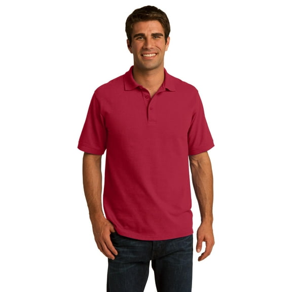 Port & Company Men's 50/50 Pique Polo Shirt - KP155