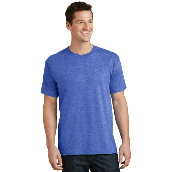 Port & Company Men's Athletic Classic Cotton T-Shirt_Heather Royal_X-Large