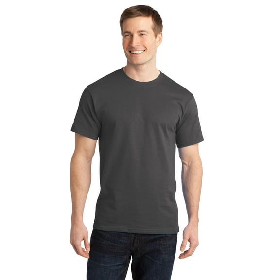 Port & Company Men's Athletic Heather Ring Spun Crew T-Shirt