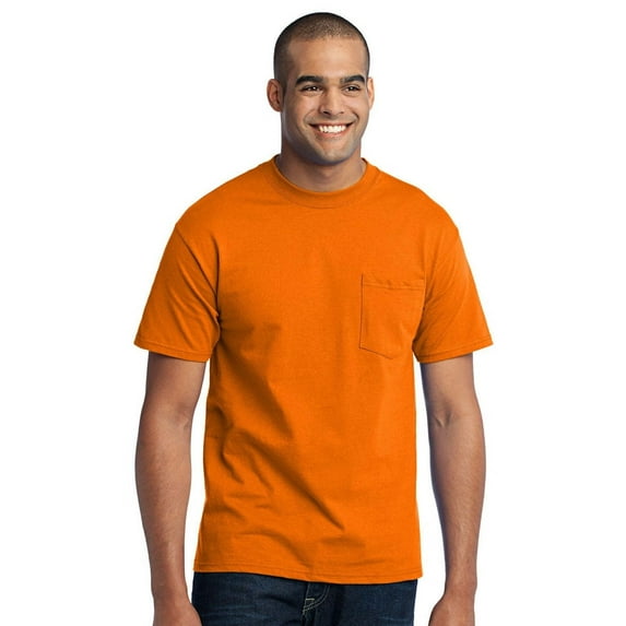 Port & Company Men's Big And Tall Soft Pocket T-Shirt, PC55PT, 2-Pack