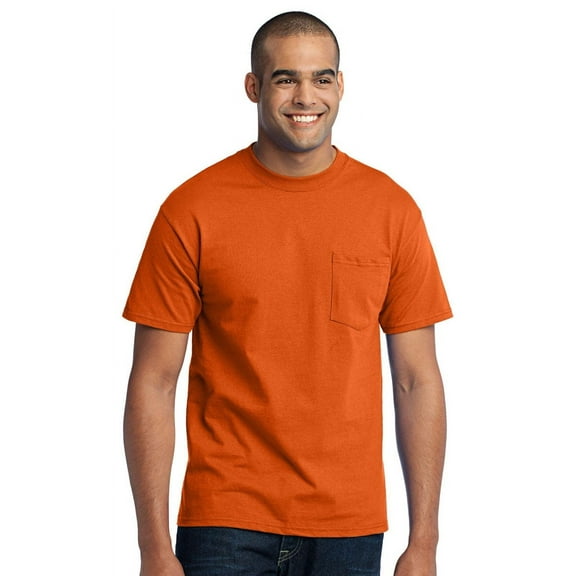 Port & Company Men's Big And Tall Soft Pocket T-Shirt, PC55PT