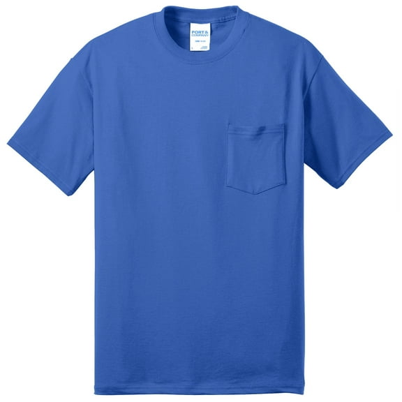 Port & Company Men's Big And Tall Soft Pocket T-Shirt