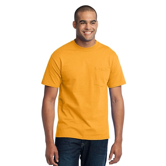 Port & Company Men's Big And Tall Soft Pocket T-Shirt