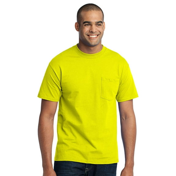 Port & Company Men's Big And Tall Soft Pocket T-Shirt