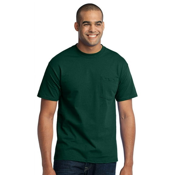 Port & Company Men's Big And Tall Soft Pocket T-Shirt