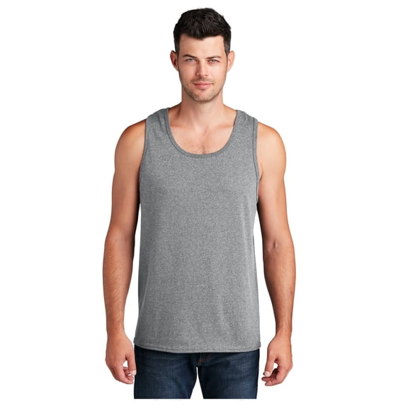 Port & Company Men's Casual Core Cotton Tank Top Athletic Heather PC54TT Small