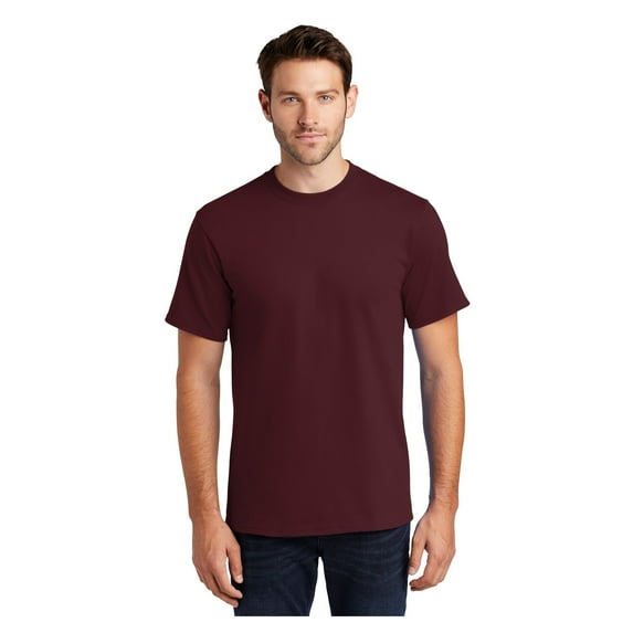 Port & Company Men's Classic Fit Tall Essential Cotton T-Shirt Athletic Maroon Large Tall