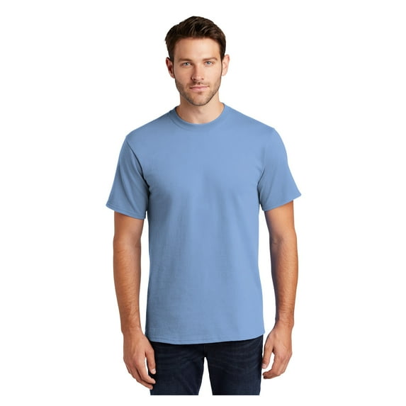 Port & Company Men's Classic Fit Tall Essential Cotton T-Shirt Light Blue 3X-Large Tall