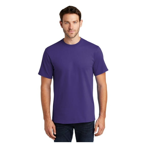 Port & Company Men's Classic Fit Tall Essential Cotton T-Shirt Purple 2X-Large Tall
