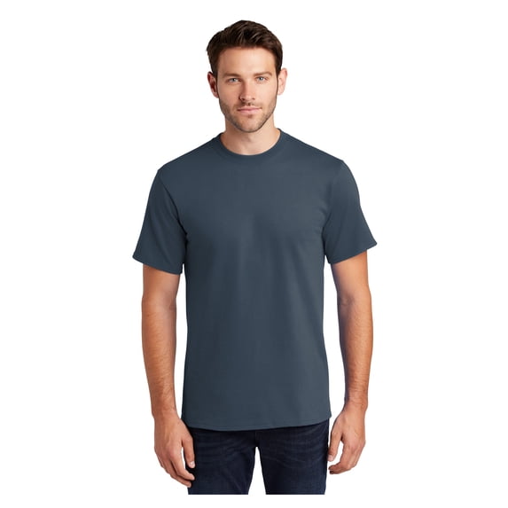 Port & Company Men's Classic Fit Tall Essential Cotton T-Shirt Steel Blue 2X-Large Tall