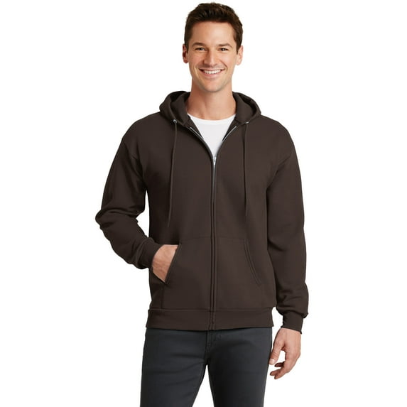 Port & Company Men's Classic Full-Zip Hooded Sweatshirt PC78ZH