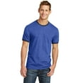 thumbnail image 1 of Port & Company Men's Classic Ringer T Shirt_Heather Royal/ Navy_M, 1 of 3