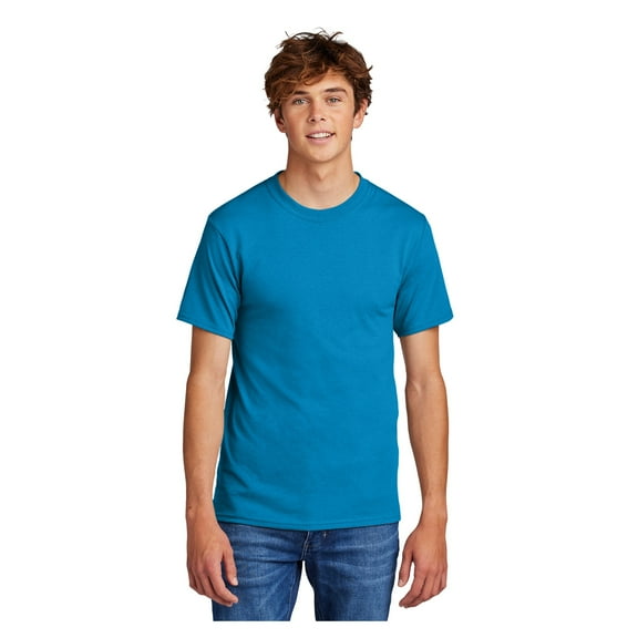 Port & Company Men's Comfortable Short Sleeve Tall Core Blend T-Shirt Sapphire 2XLT