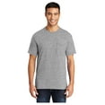 thumbnail image 1 of Port & Company Men's Core Blend Classic Pocket T-Shirt Athletic Heather Large, 1 of 4