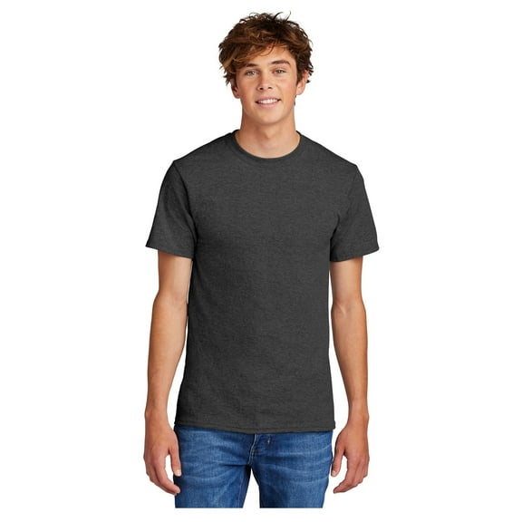 Port & Company Men's Core Blend Durable T-Shirt Dark Heather Grey 3X-Large