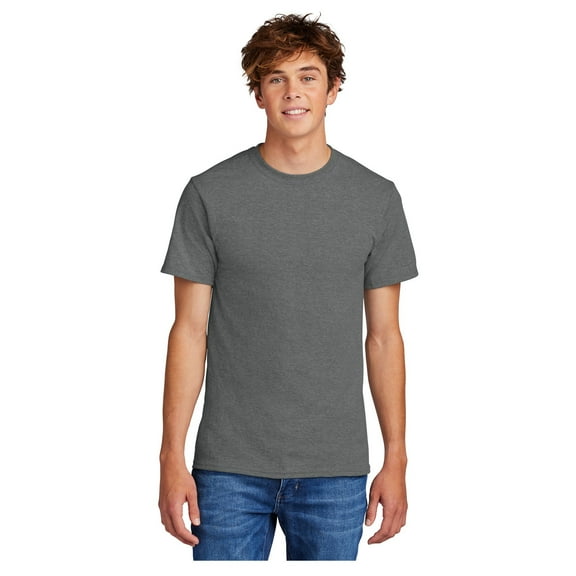 Port & Company Men's Core Blend Durable T-Shirt Graphite Heather X-Large