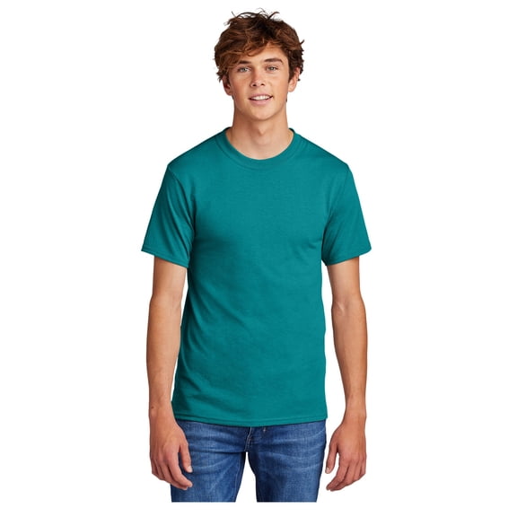 Port & Company Men's Core Blend Durable T-Shirt Jade Green Medium
