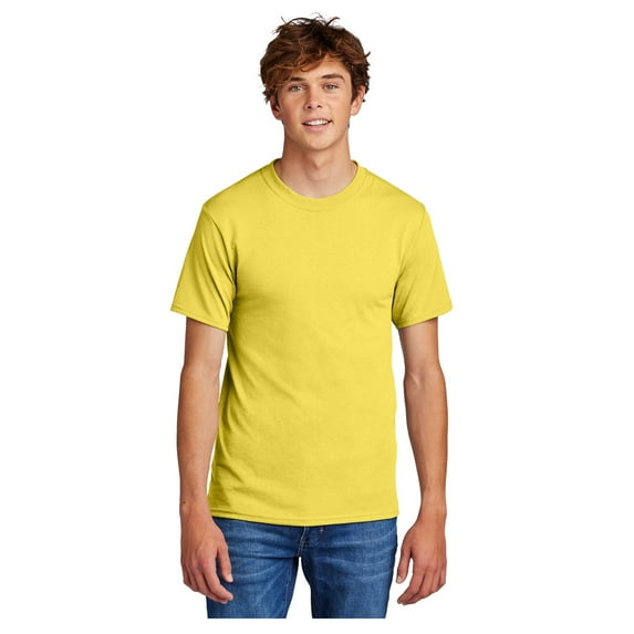 Port & Company Men's Core Blend Durable T-Shirt Yellow 4X-Large