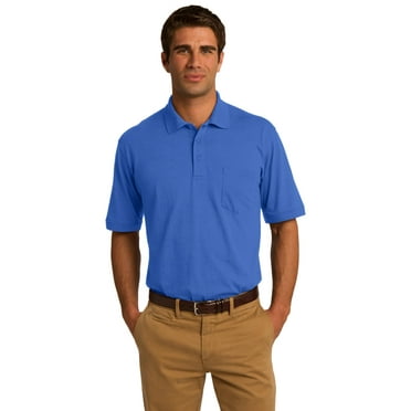 Port & Company Men's Core Blend Jersey Knit Pocket Polo