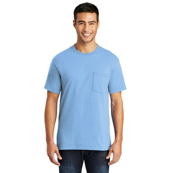 Port & Company Men's Core Blend Pocket T-Shirt PC55P