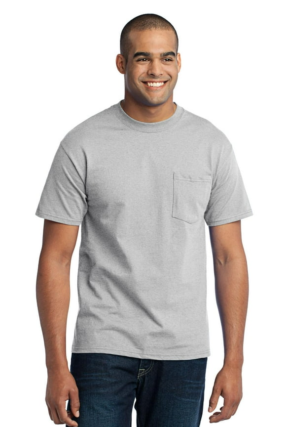 Port Company Men's Core Blend Pocket T-Shirt PC55P