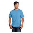 thumbnail image 1 of Port & Company Men's Core Cotton Classic Comfort and Relabeling Casual T-Shirts Aquatic Blue Small, 1 of 5
