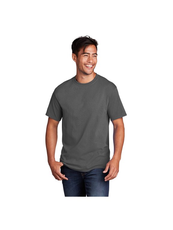 mpany Men's Core Cotton Classic Comfort and Relabeling Casual T-Shirts Charcoal Large