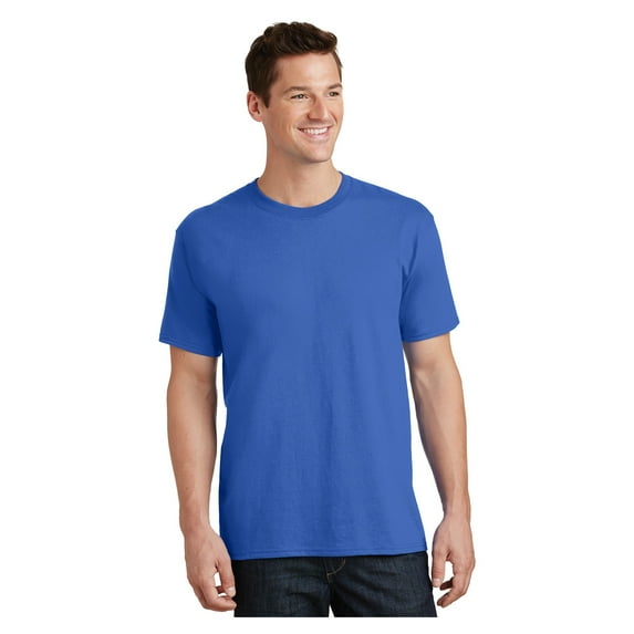 Port & Company Men's Core Cotton Classic Comfort and Relabeling Casual T-Shirts Royal X-Large