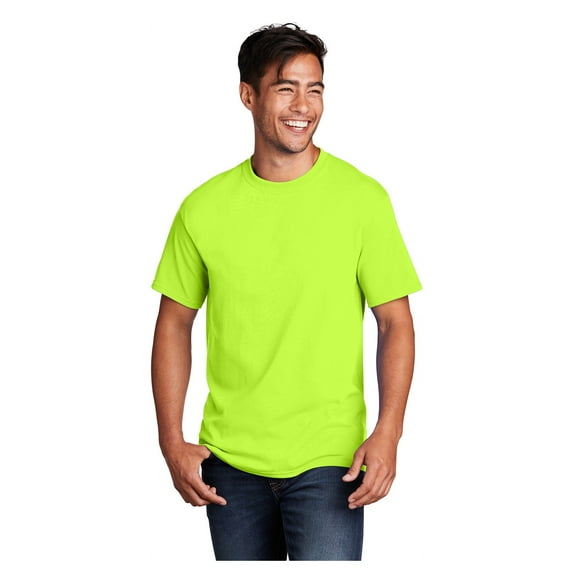 Port & Company Men's Core Cotton Classic Comfort and Relabeling Casual T-Shirts S. Green 5X-Large