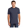 thumbnail image 1 of Port & Company Men's Core Cotton Ringer Classic Soft T-Shirt Heather Navy/ Navy 3X-Large, 1 of 4